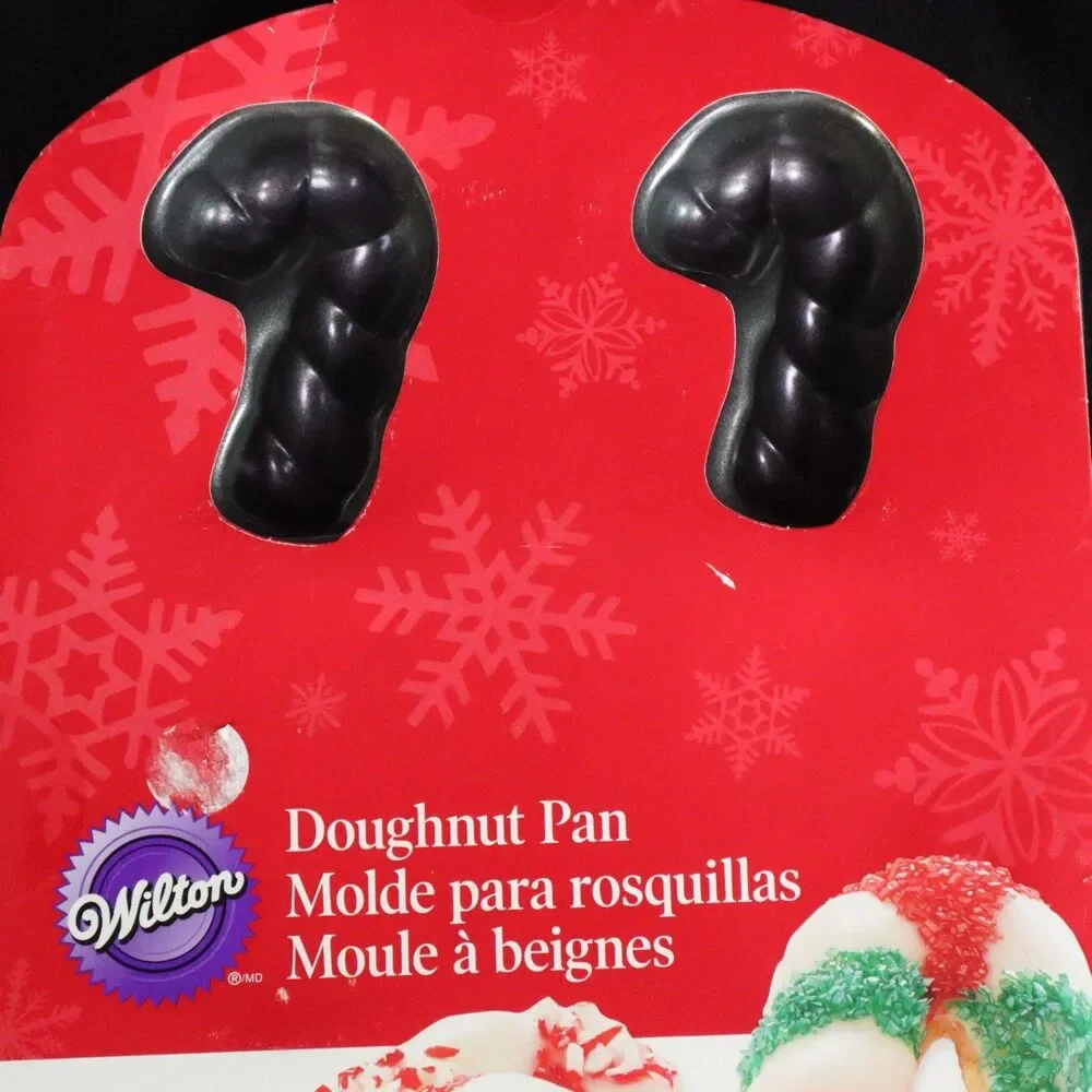 Wilton Doughnut Pan Candy Canes Set of 2 pans NEW 6 sections each